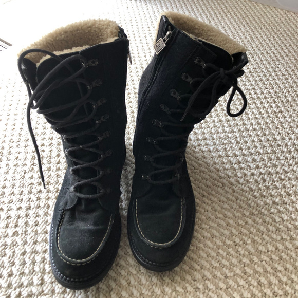 Chanel Shearling Boots - Picture 1 of 4